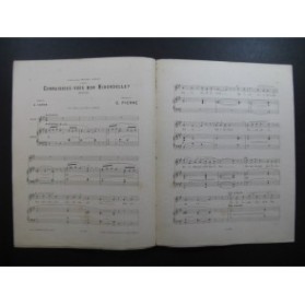 PIERNE G.Connaissiez vous mon Hirondelle Piano Chant ca1887
