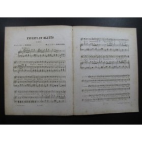 ROBILLARD Victor Enfants et Bluets Piano Chant XIXe siècle