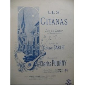 POURNY Charles Les Gitanas Piano Chant
