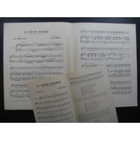 CHILLEMONT Un Petit Diable Piano Chant XIXe siècle