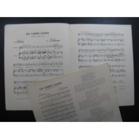 DE VILLEBICHOT A. Les Sabots Cassés Piano Chant XIXe siècle