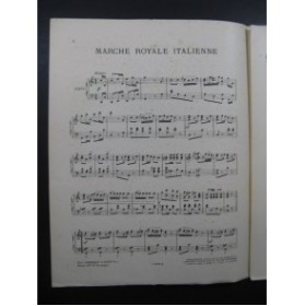 Marche Royale Italienne Piano Hymne de Gariboldi Piano Chant