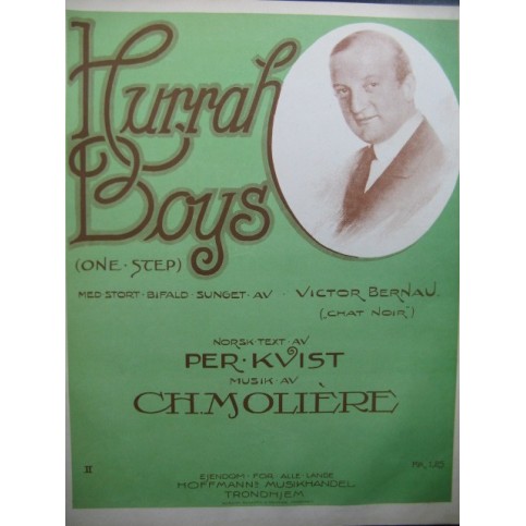 MOLIERE Ch. Hurrah Boys Piano Chant