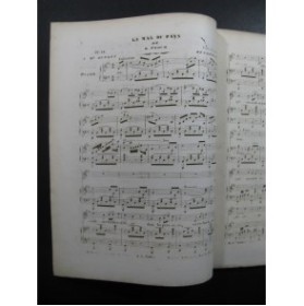 PROCH H. Le mal du pays Piano Chant ca1840