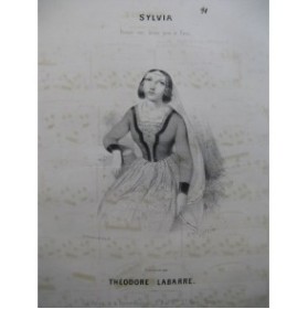 LABARRE Théodore Sylvia Romance Piano ca1845