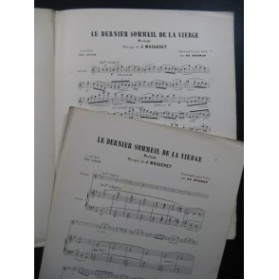 MASSENET Jules Le Dernier Sommeil de la Vierge Prélude Piano Violon 1891