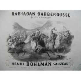 BOHLMAN SAUZEAU Henri Hariadan Barberousse Piano 1850