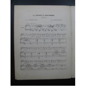 HENRION Paul La Servante à Jean-François Chant Piano ca1850