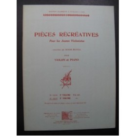 Pièces Récréatives 2e Volume Violon Piano 1949