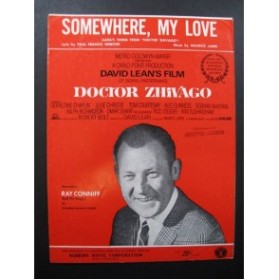 JARRE Maurice Somewhere My Love Doctor Zhivago Chant Piano 1965