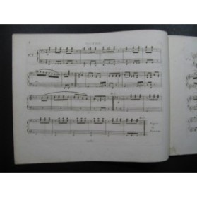 TOLBECQUE J. B. Quadrille Violette Carafa Piano 4 mains ca1840