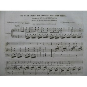 DUCHAMBGE Pauline Tu n'as plus de Droits sur mon Coeur Chant Piano 1835