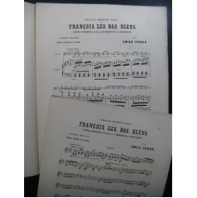 PÉRIER Emile François les bas bleus Fantaisie Piano Violon 1883