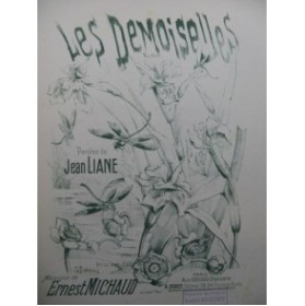 MICHAUD Ernest Les Demoiselles Chant Piano