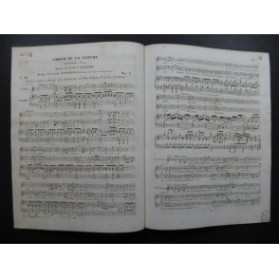 PANSERON Auguste Amour de la Nature Piano Chant ca1830