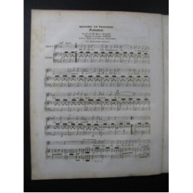 STRUNZ Jacques Madame La Vallière Chant Piano 1835