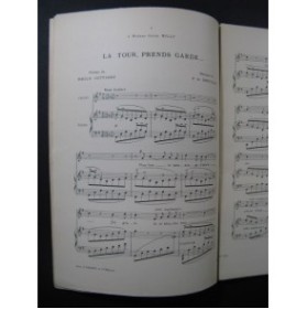 DE BRÉVILLE Pierre Sur les Chansons populaires françaises Chant Piano 1900