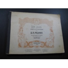 MOZART W. A. Don Juan Opera Piano 4 mains