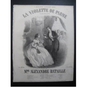Mme BATAILLE Alexandre La Violette de Parme Piano ca1850