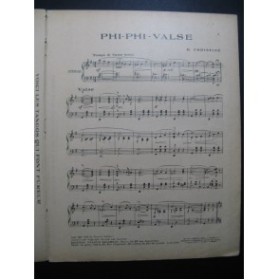 CHRISTINE Henri Phi Phi Piano 1919