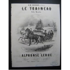 LEDUC Alphonse Le Traineau Piano 1853