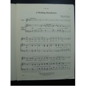 LOVELACE Austin C. A Wedding Benediction Chant Piano ou Orgue 1949