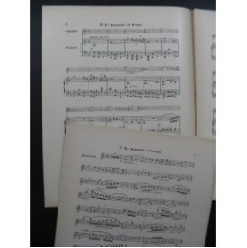 POISOT Charles Andante et Final Piano Violon 1887