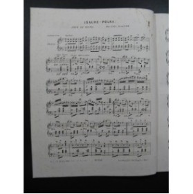 WAGNER Paul Isaure Polka Piano ca1850
