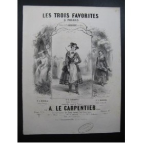 LE CARPENTIER Adolphe Carabine Piano 4 mains ca1853
