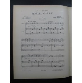 FILIPPUCCI Edmond Rondel Galant Piano Chant