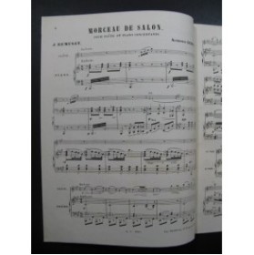 REMUSAT Jean & LEDUC Alphonse Morceau de Salon Flûte Piano 1857