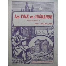 BRANCOUR René Les Voix de Guérande Chant Piano