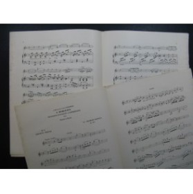DANCLA Charles Andante Prière Violon Piano 1886