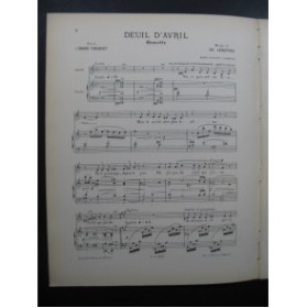 LENEPVEU Ch. Deuil d'Avril Chant Piano