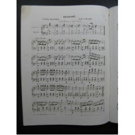 SACRÉ L. J. Brabant Polka Mazurka Piano ca1855