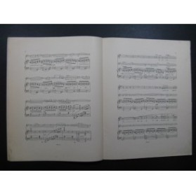 BUSSER Henri Tu Dormais Mélodie Chant Piano 1900