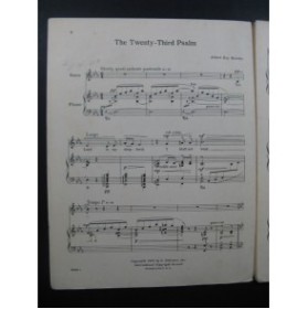MALOTTE Albert Hay The Twenty-Third Psalm Chant Piano 1937