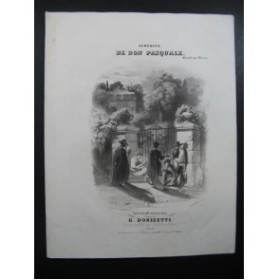 DONIZETTI G. Serenata de Don Pasquale Nanteuil Chant Piano ca1850