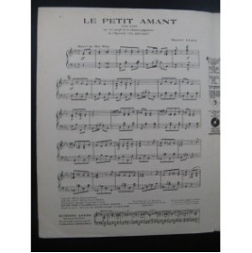 YVAIN Maurice Le Petit Amant Piano 1922