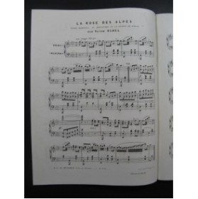 ELBEL Victor La Rose des Alpes Piano 1853