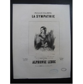 LEDUC Alphonse La Sympathie Piano 1844