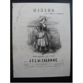 DE CALONNE J. C. L. Nisida Piano 1853