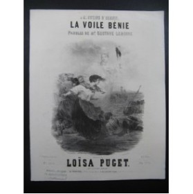 PUGET Loïsa La Voile Bénie Nanteuil Chant Piano ca1850