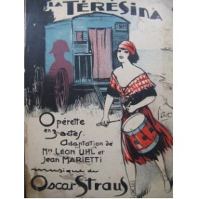 STRAUS Oscar La Térésina Opérette Chant Piano 1927