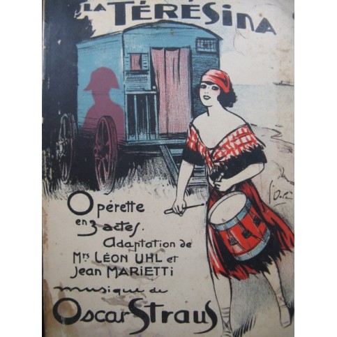 STRAUS Oscar La Térésina Opérette Chant Piano 1927