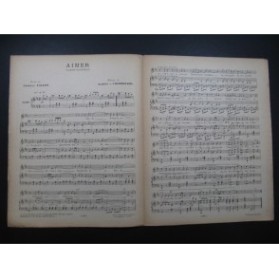 DE CRISTOFARO Albert Aimer Chant Piano 1904