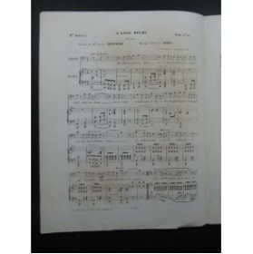 VOGEL Adolphe L'Ange Déchu Nanteuil Chant Piano ca1830