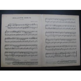 YVAIN Maurice Billets doux Fox Trot Piano 1921