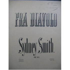 SMITH Sydney Fra Diavolo Piano ca1870