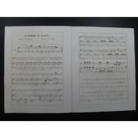 THYS A. La Couronne de Bluets Chant Piano ca1840